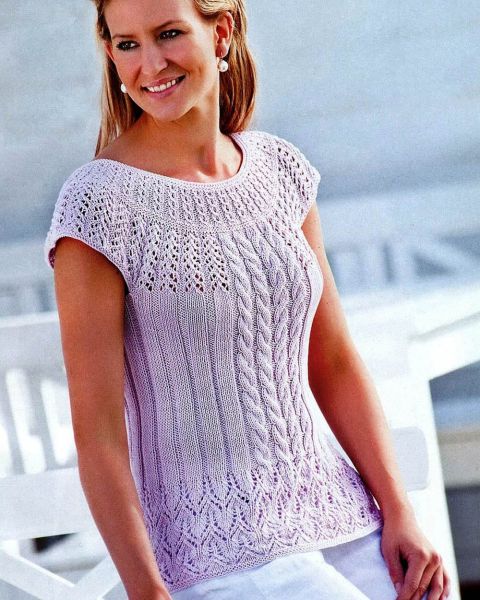 Round Yoke Pullover