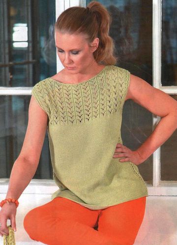 Lace Yoke Top