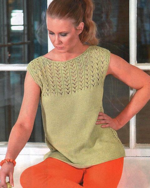 Lace Yoke Top