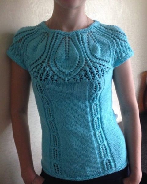 Round Yoke Top