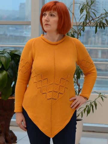 Tunic with Lace Pattern