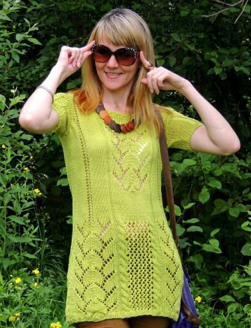 Tunic with Lace Patterns