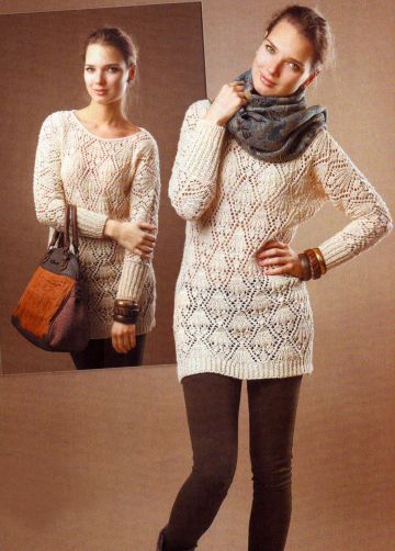 Tunic in Lace Pattern