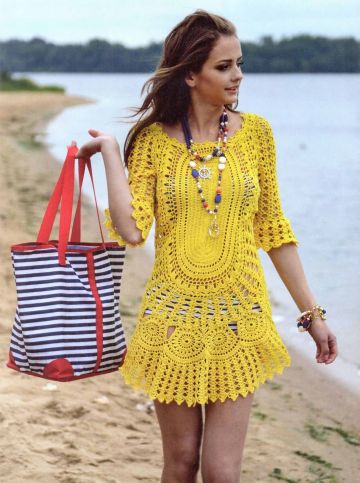Cotton Crochet Tunic