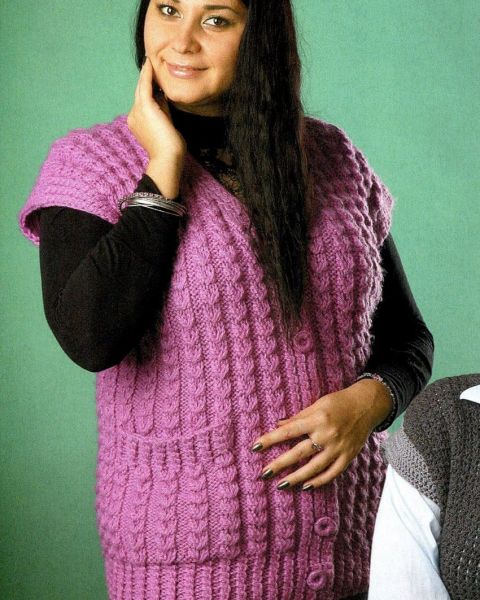 Vest with Cables