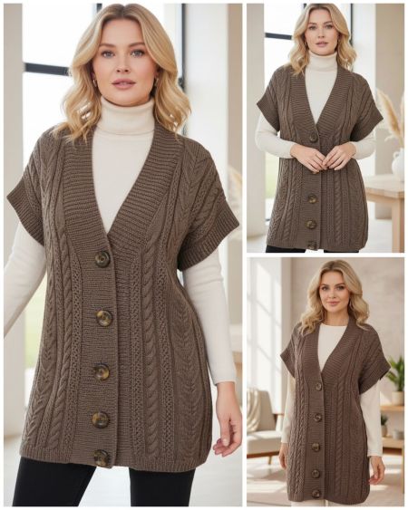 Vest with Cables