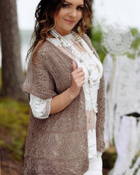 Lace Mix Pattern Vest