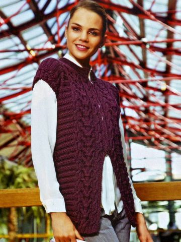 Vest with Cables