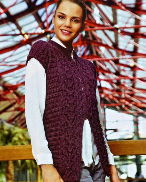 Vest with Cables