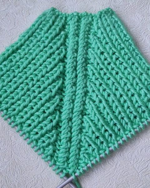 Raglan with Half Brioche Stitch
