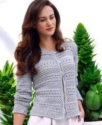 Elegant Summer Jacket with Pattern Mix